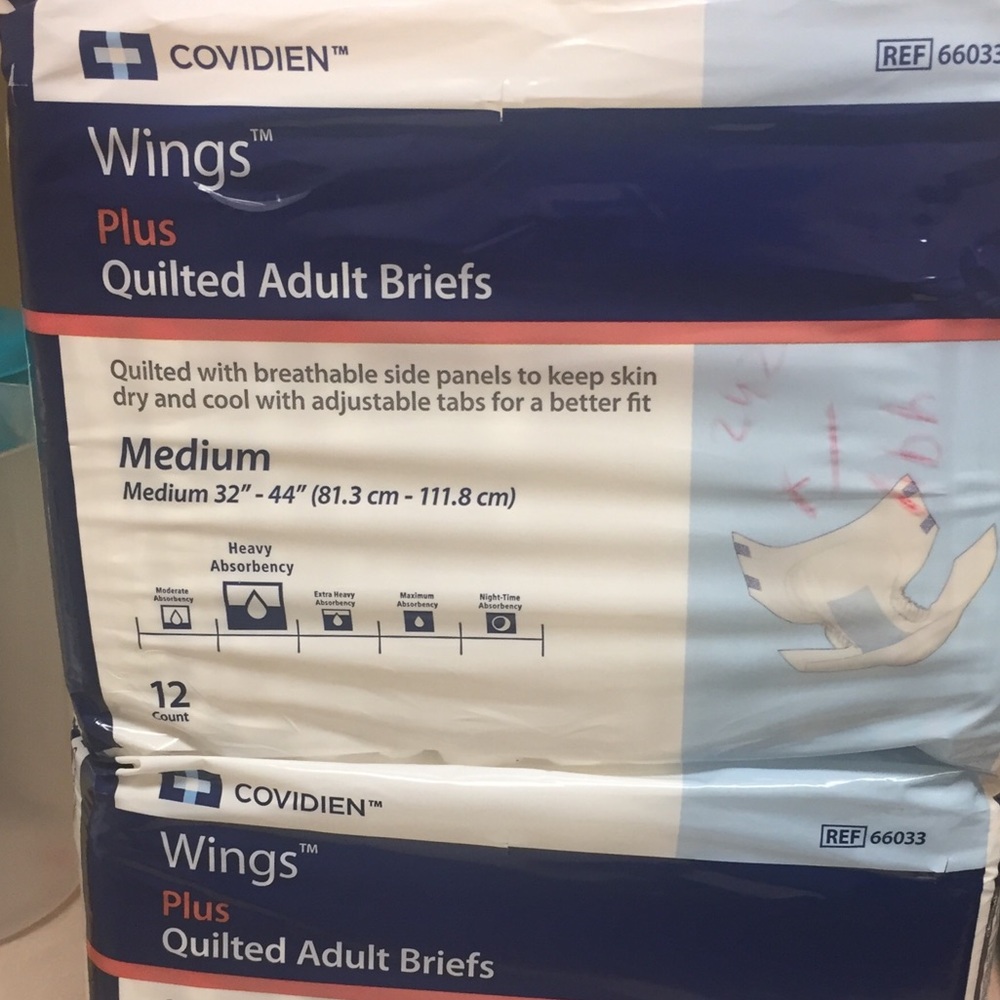 Adult diaper briefs